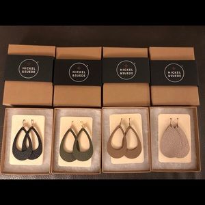 Nickel & Suede brand earrings